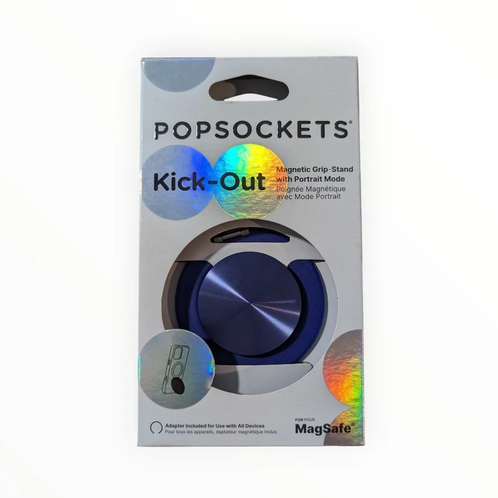 19-A PopSockets MagSafe Kick-Out PopGrip Phone Grip & Stand Ring French Navy ⬇️
